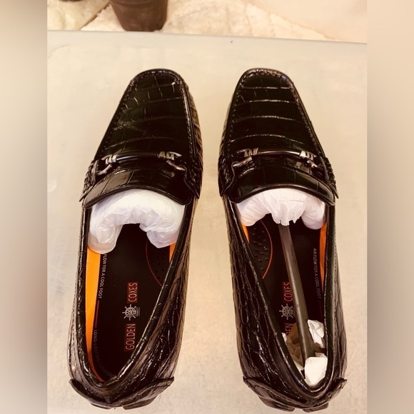 NIB Mens Genuine Leather Slip On Loafers Comfortable Casual Driving Moccasins - Picture 12 of 15